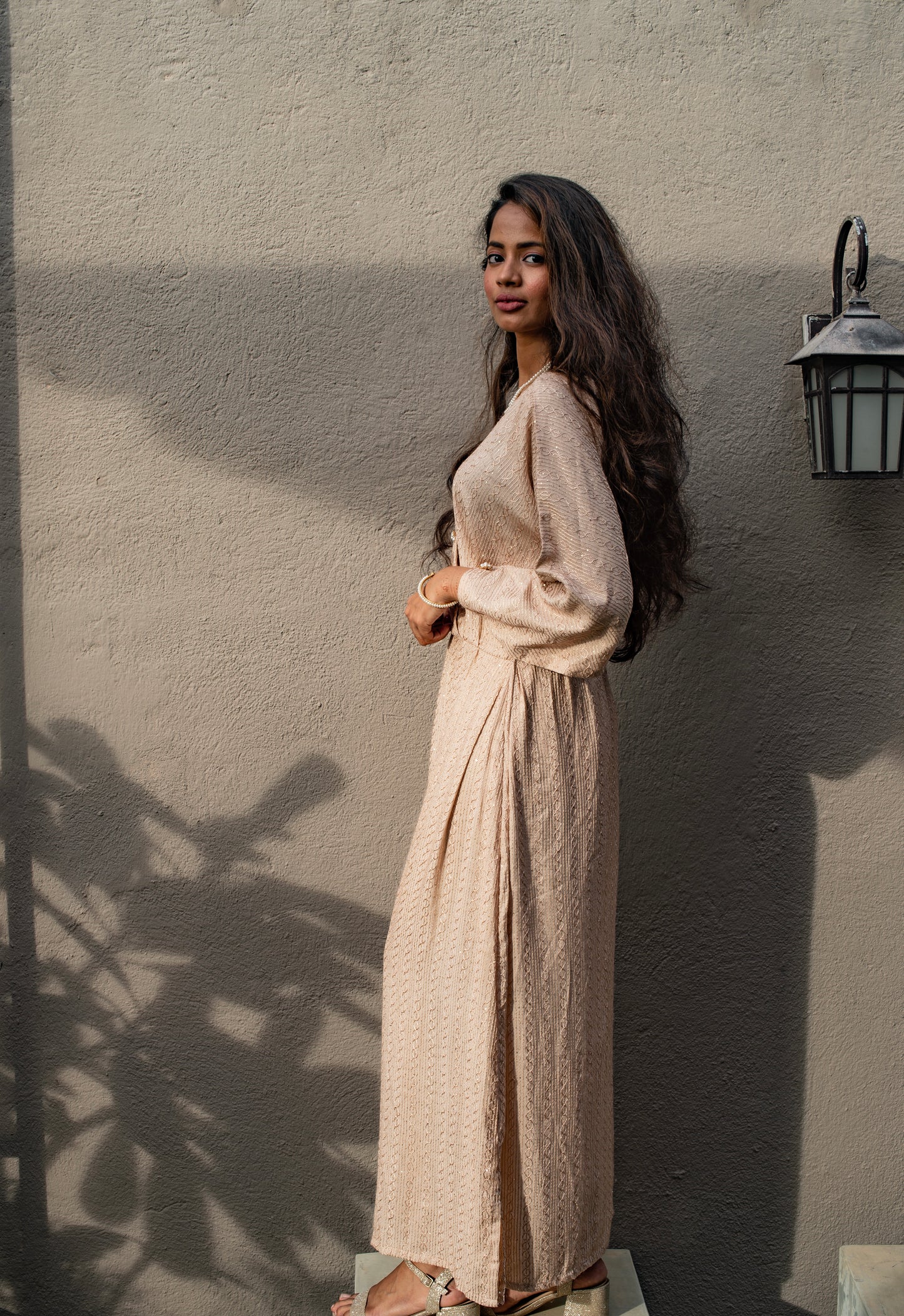 Blush Embroidered Kaftan